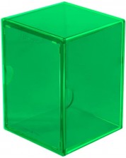 Кутия за карти Ultra Pro - Eclipse 2-Piece Deck Box, Lime Green (100+ бр.) -1
