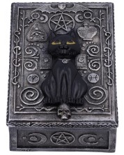 Кутия за съхранение Nemesis Now Adult: Gothic - Familiar Spell Box, 13 cm