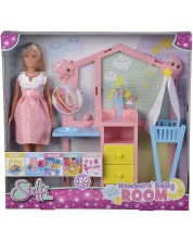 Кукла Simba Toys Steffi Love - Стефи в бебешка стая, 20 аксесоара -1