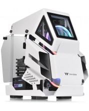 Кутия Thermaltake - AH T200 Snow, micro tower, бяла/прозрачна