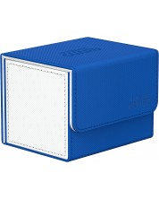 Кутия за карти Ultimate Guard Sidewinder 100+ XenoSkin SYNERGY - Blue/White -1