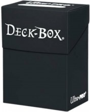 Кутия за карти Ultra Pro - Solid Color Deck Box, Black (80+ бр.)