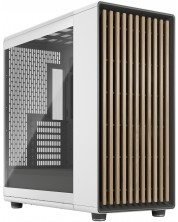 Кутия Fractal Design - North XL, mid tower, бяла/прозрачна