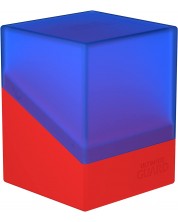 Кутия за карти Ultimate Guard Boulder Deck Case Synergy - Синя/Червена (100+ бр.) -1