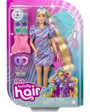 Кукла Barbie Totally hair - С руса коса и аксесоари -1
