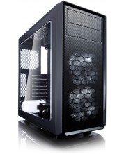 Кутия Fractal Design - Focus G, mid tower, черна/прозрачна