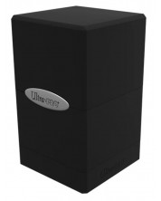 Кутия за карти Ultra Pro Satin Tower - Black (100+ бр.) -1