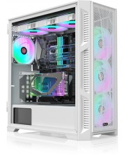 Кутия Raijintek - PONOS ULTRA WHITE MS4, mid tower, бяла/прозрачна