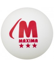 Кутия с топчета за тенис на маса Maxima - 50 броя, бели -1