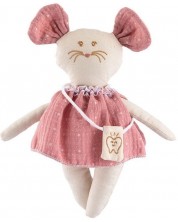 Кукла от плат Asi Dolls - Малката мишка Миси, с чанта за зъбче, 22 cm