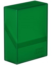 Кутия за карти Ultimate Guard Boulder Deck Case Standard Size - Emerald (40 бр.) -1