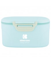 Кутия за съхранение на сухо мляко KikkaBoo - 130 g, с лъжичка, синя