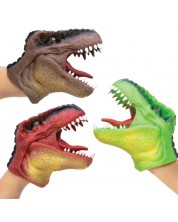 Кукла за ръце Bigjigs - Динозаври, асортимент -1