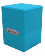 Кутия за карти Ultra Pro Satin Cube - Sky Blue (100+ бр.) -1