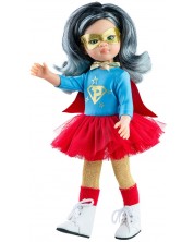 Кукла Paola Reina Amigas - Паола, с костюм на супергерой, 32 cm