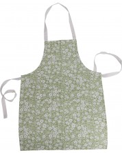 Кухненска престилка на цветя H&S - 60 х 84 cm, памук, зелена