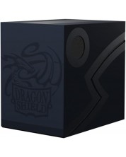 Кутия за карти Dragon Shield Double Shell - Midnight Blue/Black (150 бр.) -1