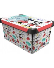 Кутия за съхранение Disney - Мадрид, 10 l, червена -1
