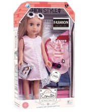 Кукла Raya Toys - Camilla, с дрехи и аксесоари, 44 cm