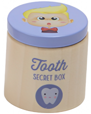 Кутия за зъбки Eurekakids - Светлолилаво -1