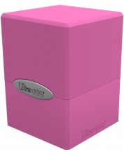 Кутия за карти Ultra Pro Satin Cube - Hot Pink (100+ бр.) -1