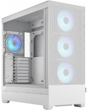 Кутия Fractal Design - Pop XL Air RGB, full tower, бяла/прозрачна -1