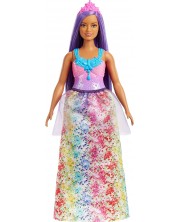 Кукла Barbie Dreamtopia - С лилава коса -1