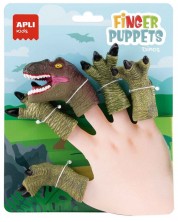 Кукли за куклен театър Apli - Тиранозавър Рекс, игра за пръсти -1