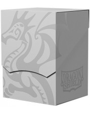 Кутия за карти Dragon Shield Deck Shell - Ashen White (100 бр.) -1