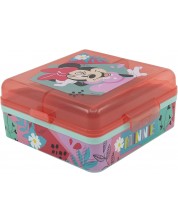 Квадратна кутия за храна Stor Minnie Mouse - С 3 отделения -1