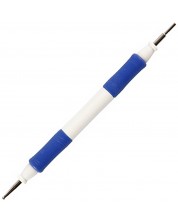 Квилинг химикалка 2 в 1 Creativ Company - синьо-бял -1