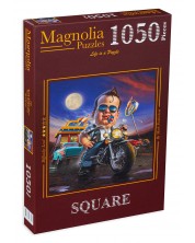Квадратен пъзел Magnolia от 1050 части - Приключения с мотор -1