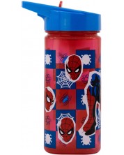 Квадратна бутилка Stor - Spider-Man, 510 ml