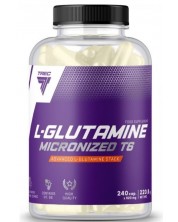 L-Glutamine Micronized T6, 240 капсули, Trec Nutrition -1
