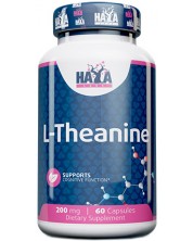 L-Theanine, 200 mg, 60 капсули, Haya Labs