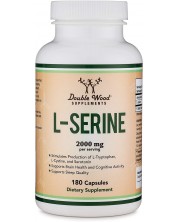 L-Serine, 180 капсули, Double Wood -1