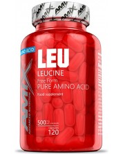 L-Leucine Pure, 500 mg, 120 капсули, Amix