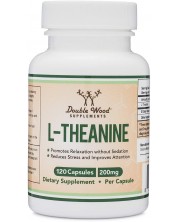 L-Theanine, 200 mg, 120 капсули, Double Wood -1