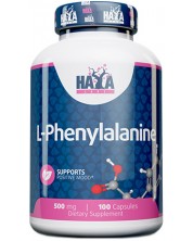 L-Phenylalanine, 500 mg, 100 капсули, Haya Labs
