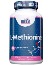 L-Methionine, 500 mg, 60 капсули, Haya Labs