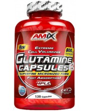 L-Glutamine, 800 mg, 120 капсули, Amix