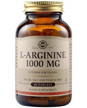 L-Arginine, 1000 mg, 90 таблетки, Solgar