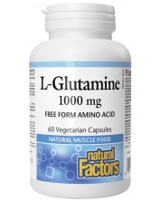 L-Glutamine, 1000 mg, 60 капсули, Natural Factors -1