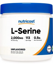 L-Serine, 227 g, Nutricost