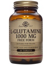 L-Glutamine, 1000 mg, 60 таблетки, Solgar