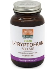L-Tryptophan, 500 mg, 60 капсули, Mattisson Healthstyle
