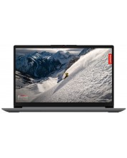 Лаптоп Lenovo - IdeaPad 1, 15.6'', FHD, Ryzen 3, 16GB/512GB, сив -1