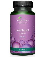 Lavendel + Hanf Bio-öle, 90 капсули, Vegavero -1