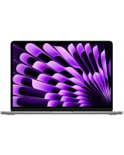 Лаптоп Apple - MacBook Air 13, 13.6", CTO, М3 8/10, 16GB/512GB, 70W USB-C, сив -1
