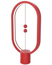 Лампа с левитиращ ключ Allocacoc - Heng Balance Ellipse, 3500K, червена